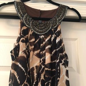 Safari Print Maxi Dress
